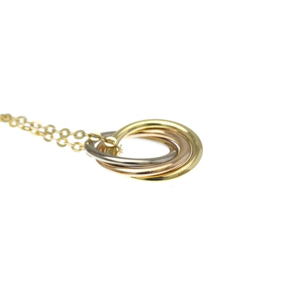 CARTIER 18k Gold Trinity Charm Bracelet - Picture 6 of 10